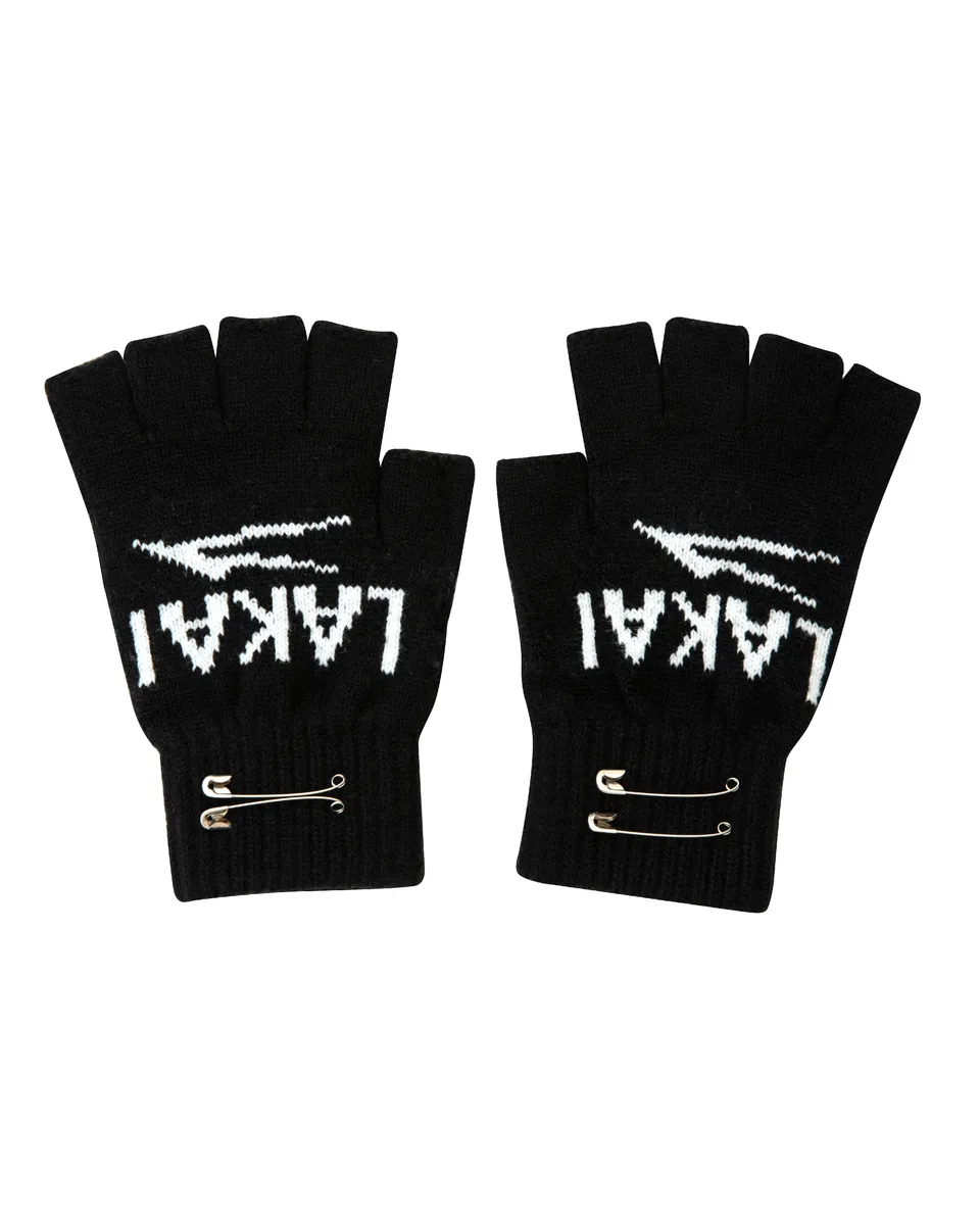 lakai-fingerless-jacquard-gloves-black-gants-sans-doigts image 1