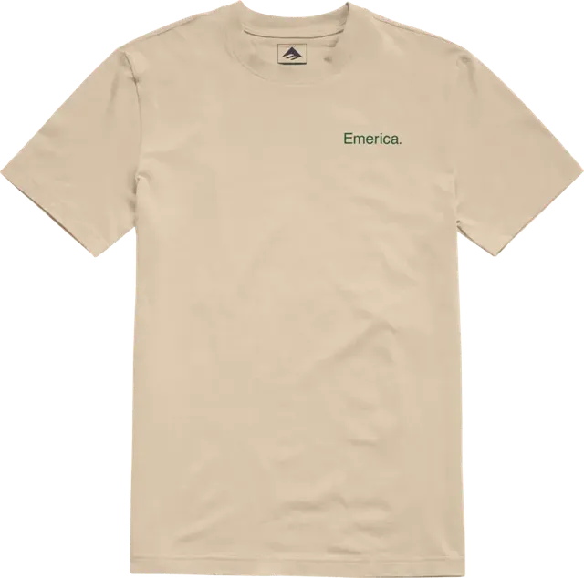emerica-lockup-tee-t-shirt-marron image 1