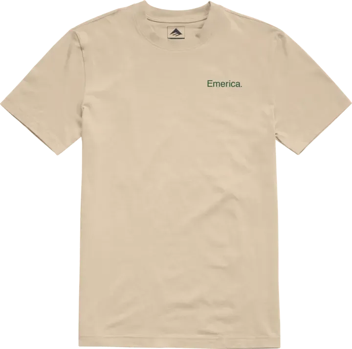 emerica-lockup-tee-t-shirt-marron image 1