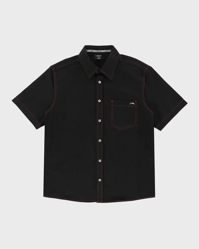 lakai-heavyweight-chemise-boutonn-e-noir image 1
