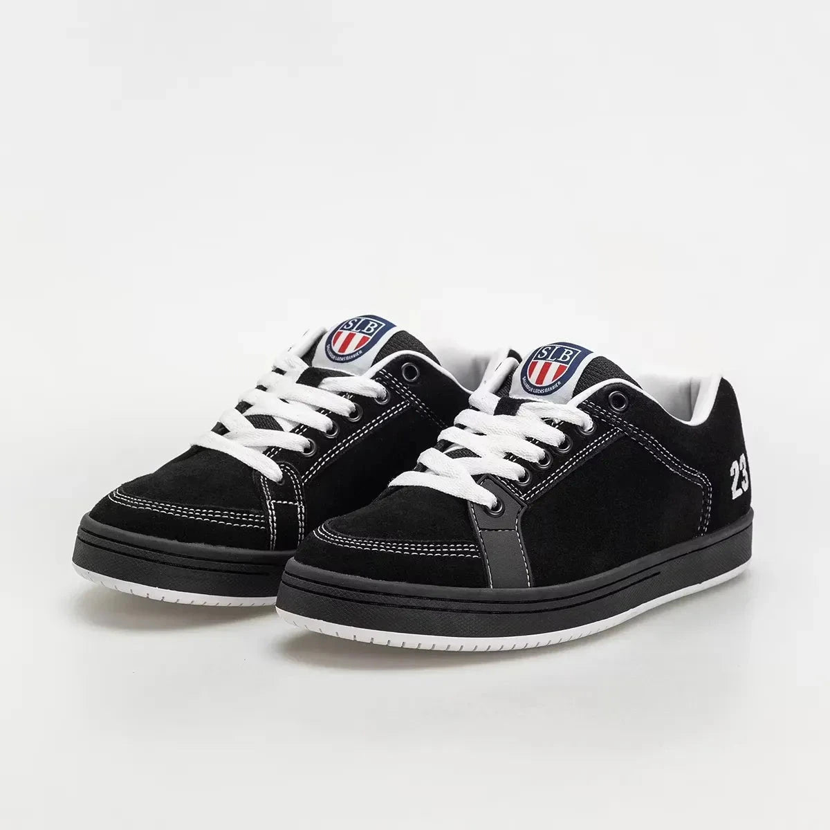 etnies-sal-23-chaussures-de-skate-black-white-suede image 6