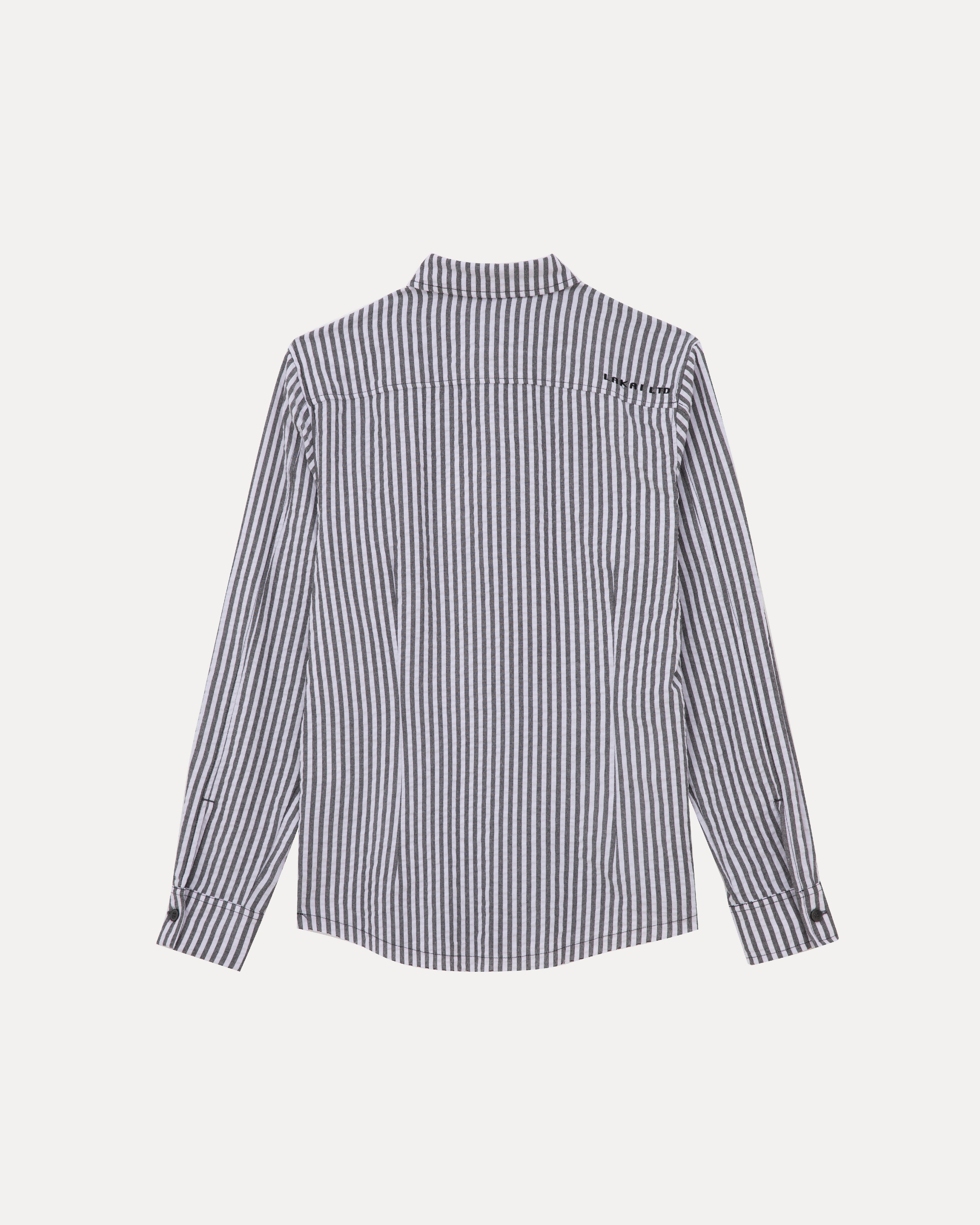 lakai-longsleeve-button-down-chemise-ray-e-noir-blanc image 2