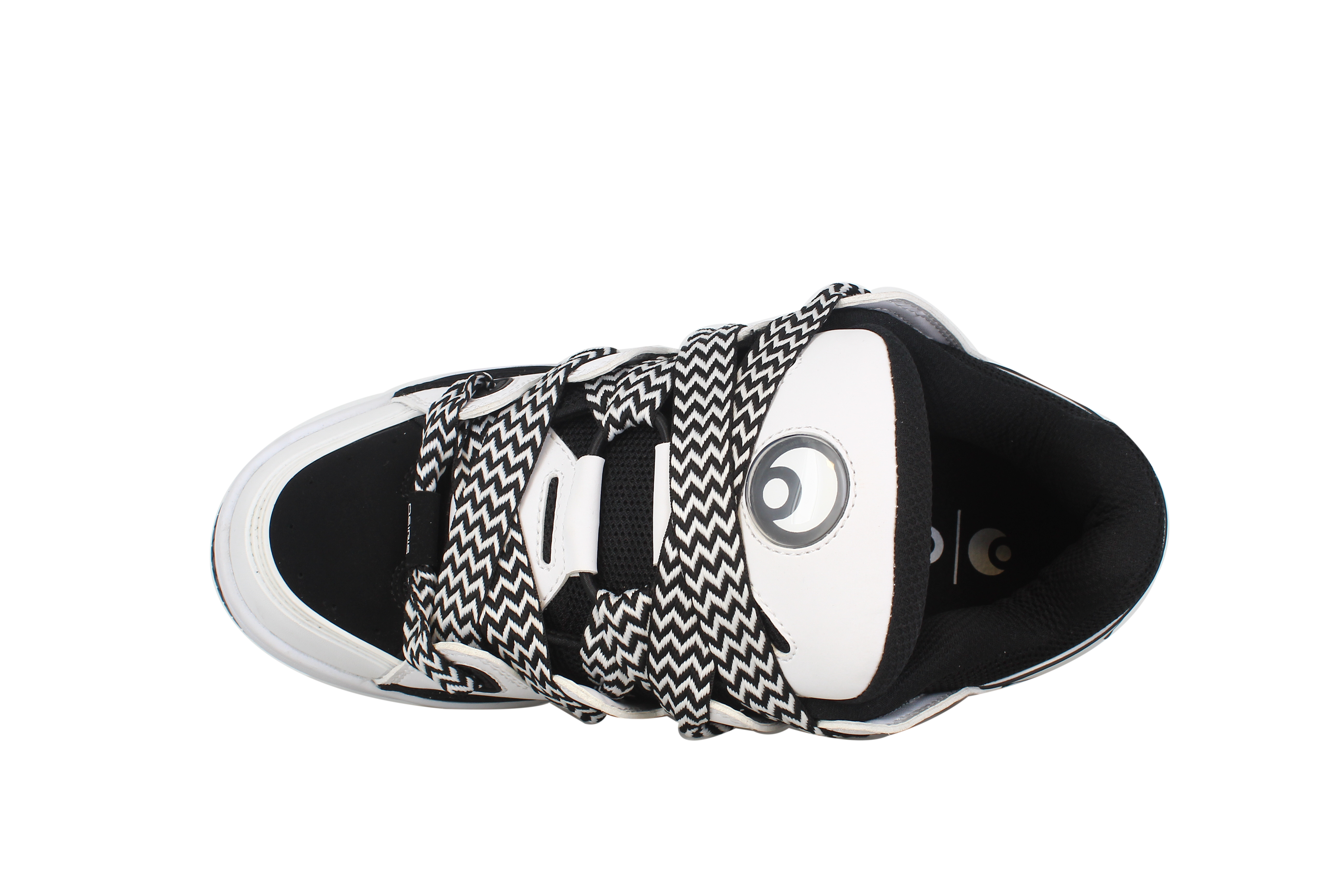 osiris-d3-og-sneakers-skate-homme-black-white-zigzag image 4