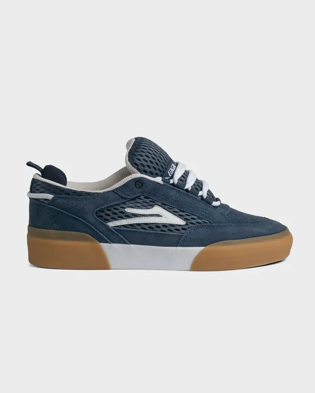 lakai-aran-chaussures-de-skate-navy-suede-white-gum image 1