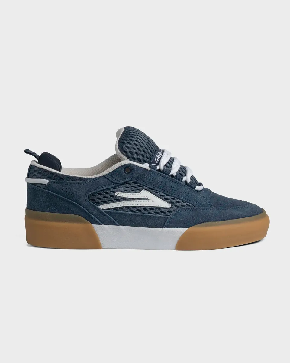 lakai-aran-chaussures-de-skate-navy-suede-white-gum image 1