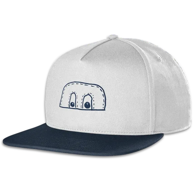 etnies-x-fos-snapback-casquette-white-navy image 1