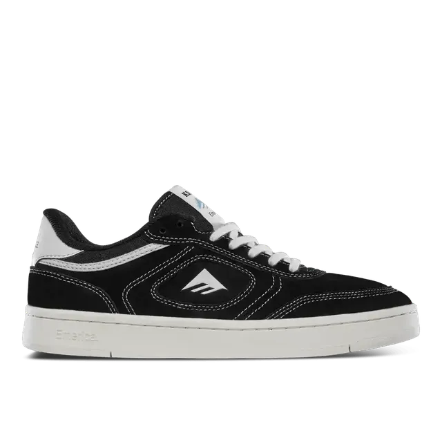 emerica-ksl-iii-chaussures-skate-black-white-su-de-exclusive image 1