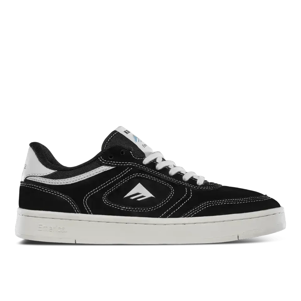 emerica-ksl-iii-chaussures-skate-black-white-su-de-exclusive image 1
