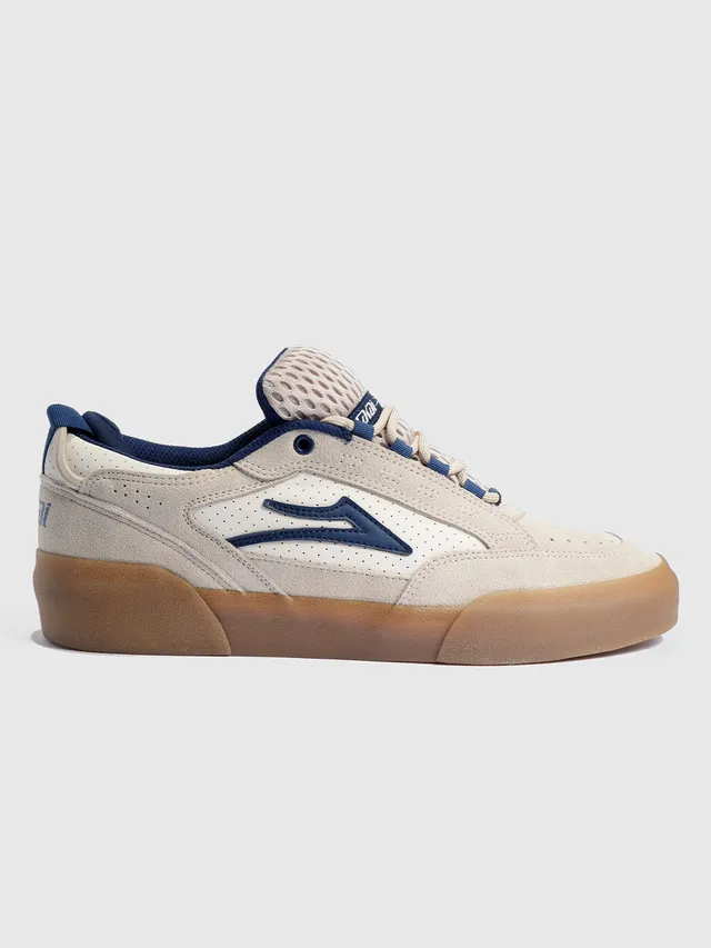 lakai-aran-whisper-white-suede-chaussures-skate image 1
