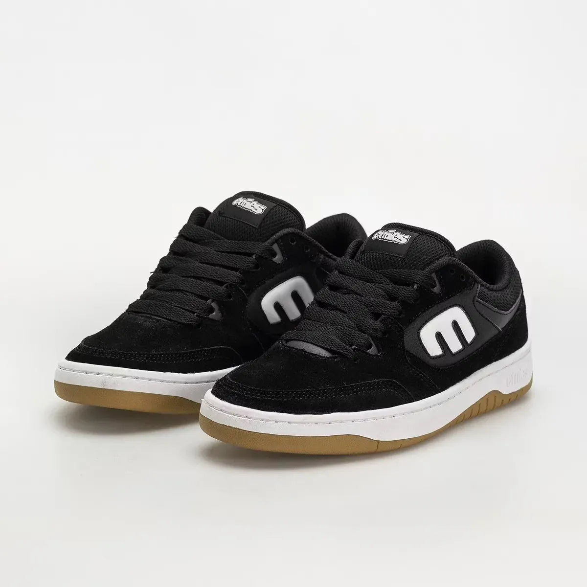 etnies-loot-chaussures-skate-noir-blanc image 6