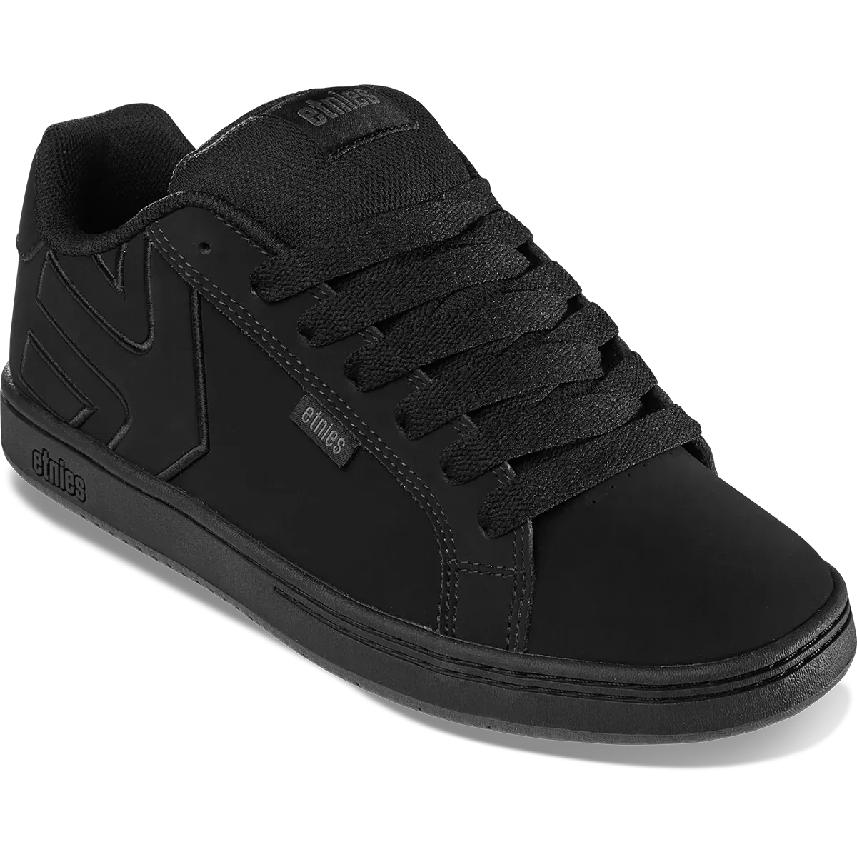 etnies-fader-chaussures-skate-noir-brut-su-de image 5