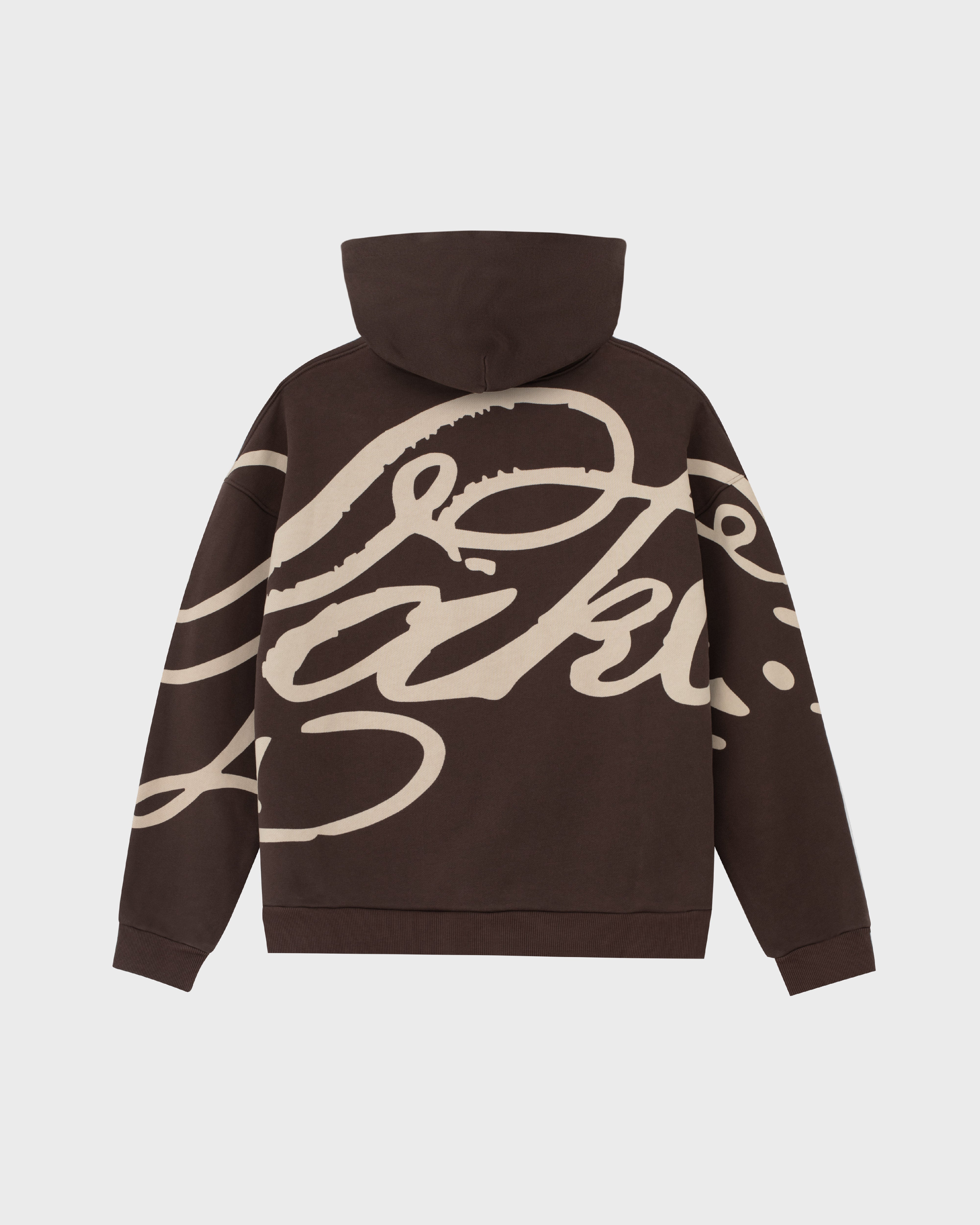 lakai-manchester-hoodie-cursive-pullover-brown image 2