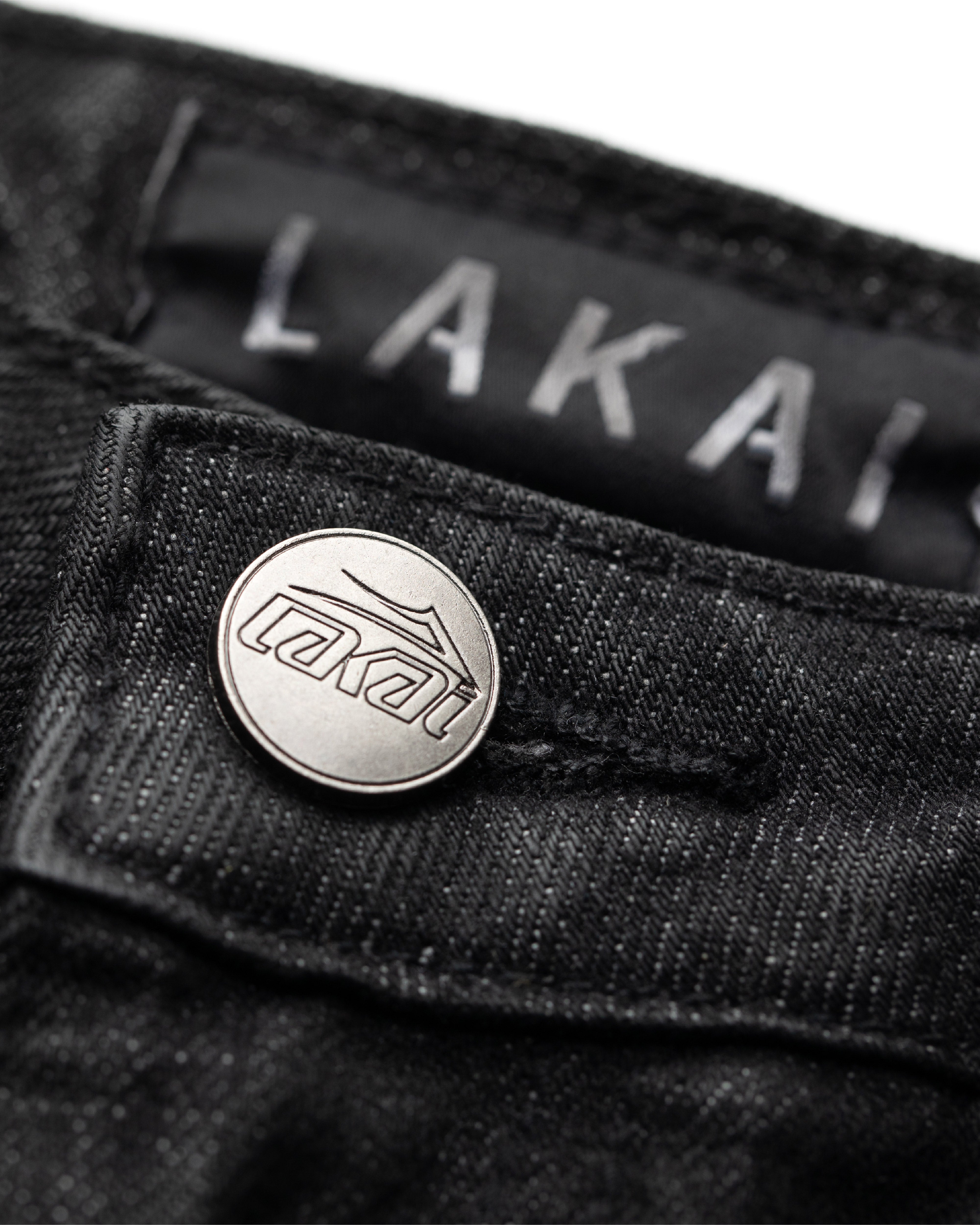 lakai-waxed-bootcut-denims-jean-skate-black image 2