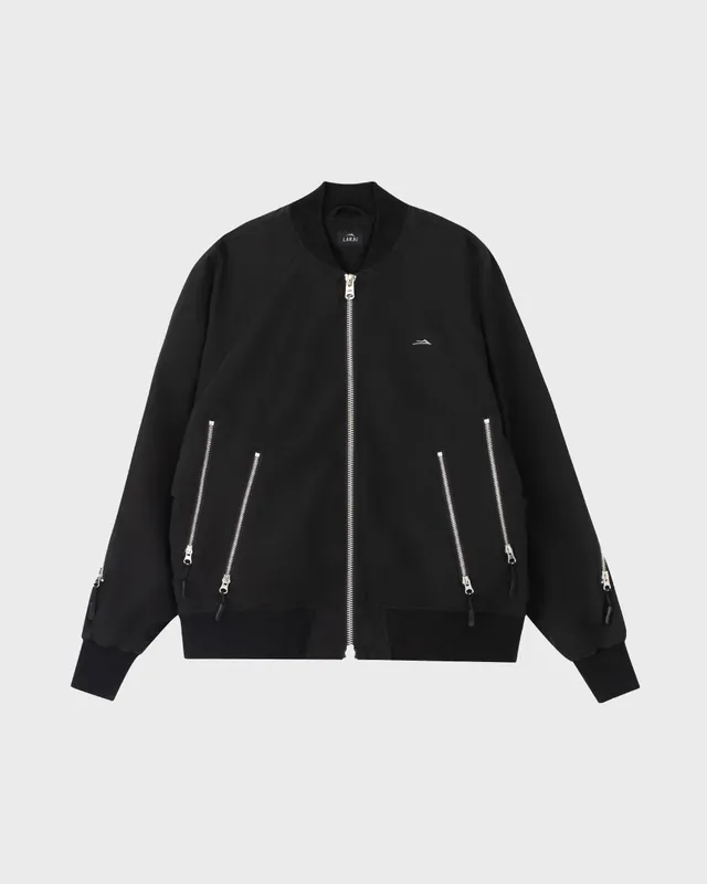 lakai-slashed-zip-bomber-jacket-veste-black image 1