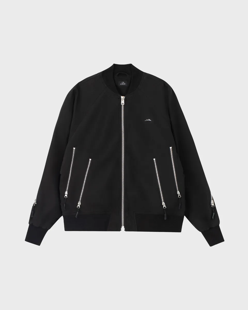 lakai-slashed-zip-bomber-jacket-veste-black image 1