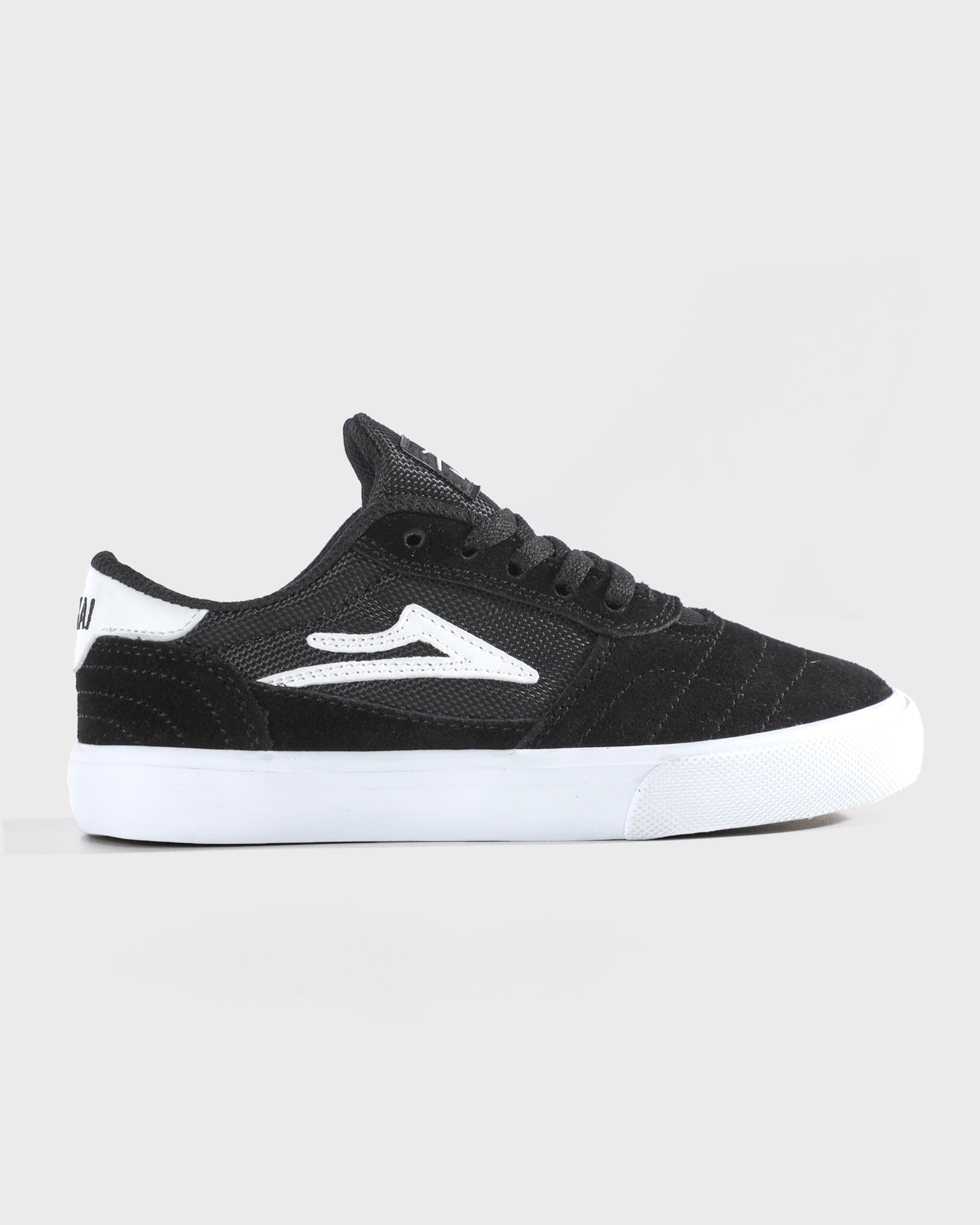 lakai-cambridge-kids-chaussures-skate-enfant-noir-blanc-su-de image 1