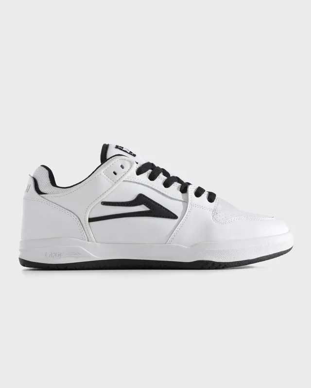 lakai-telford-low-white-black-leather image 1
