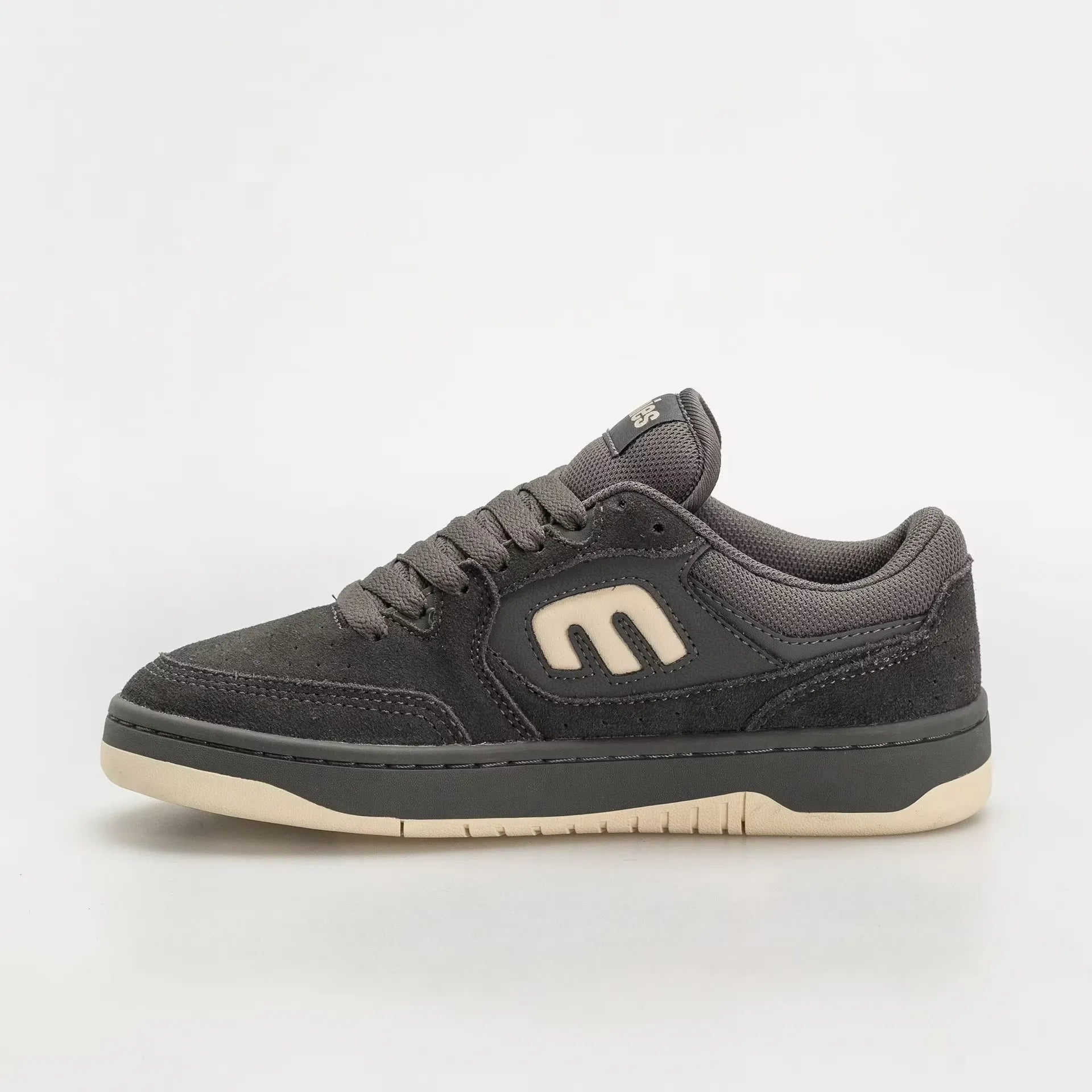 etnies-loot-chaussures-skate-gris-fonc-gris image 3