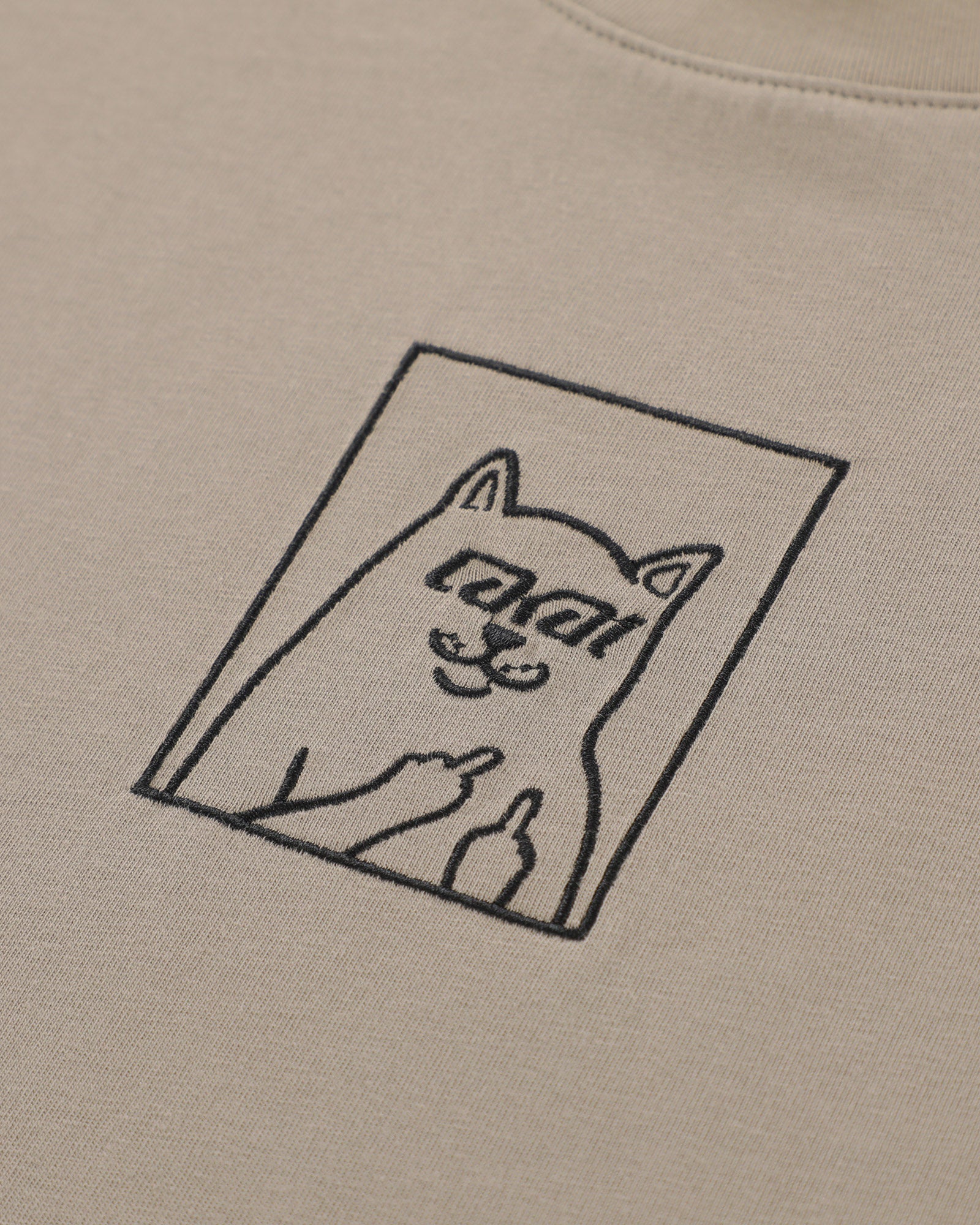 lakai-x-ripndip-lord-nerm-ss-tee-grey-t-shirt image 2