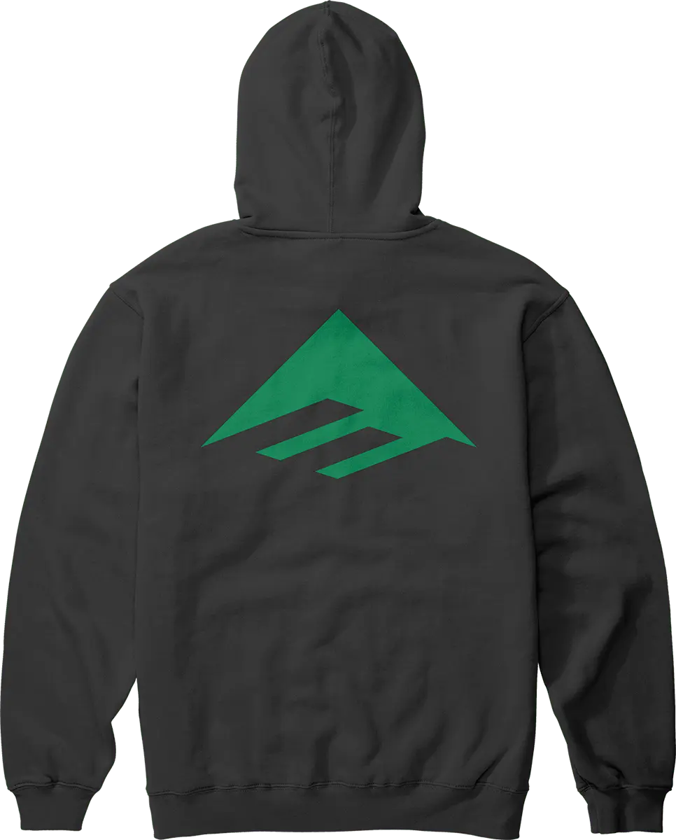 emerica-pure-triangle-sweat-capuche-noir-10-oz image 2