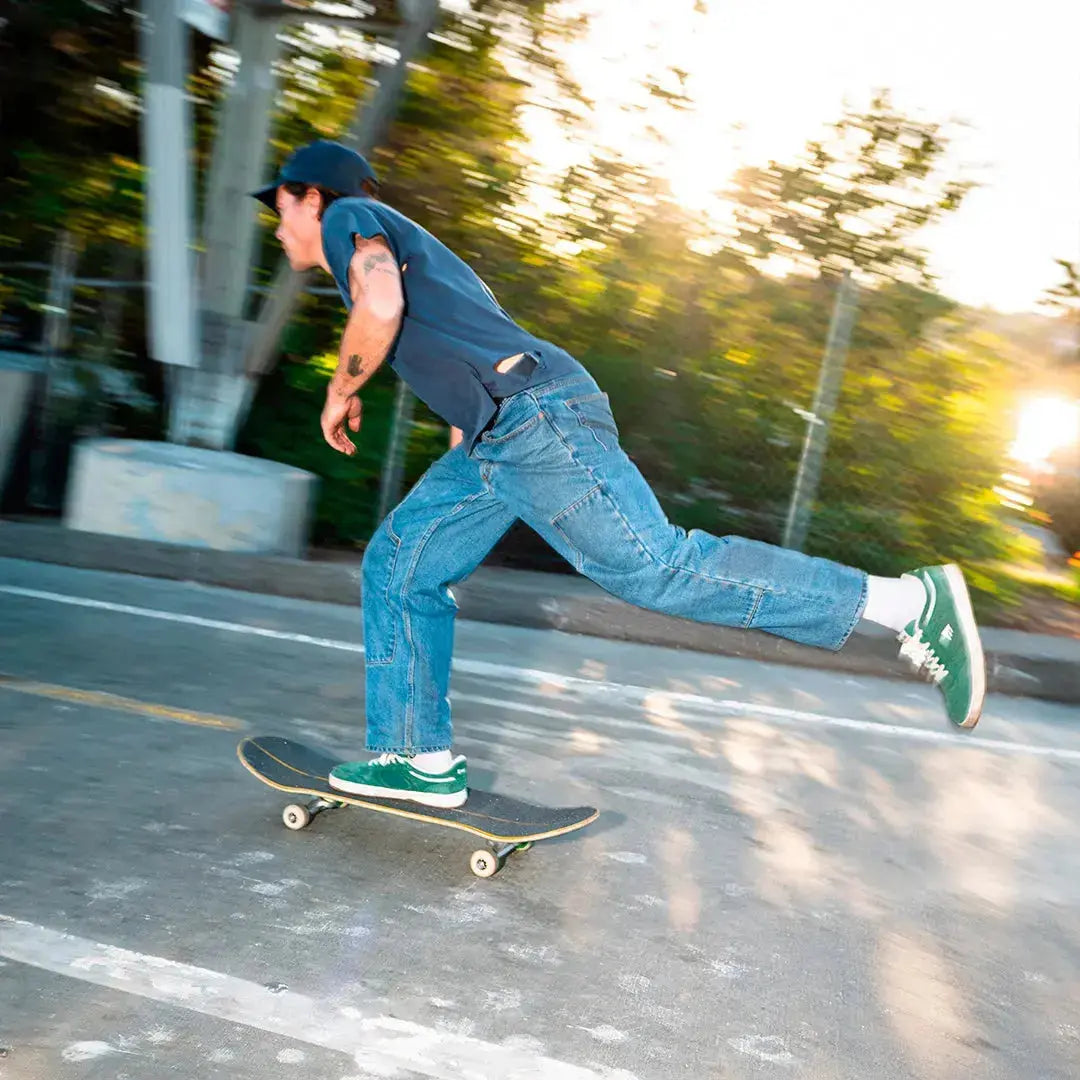 emerica-ksl-iii-chaussures-skate-hunter-green-hairy-suede image 7