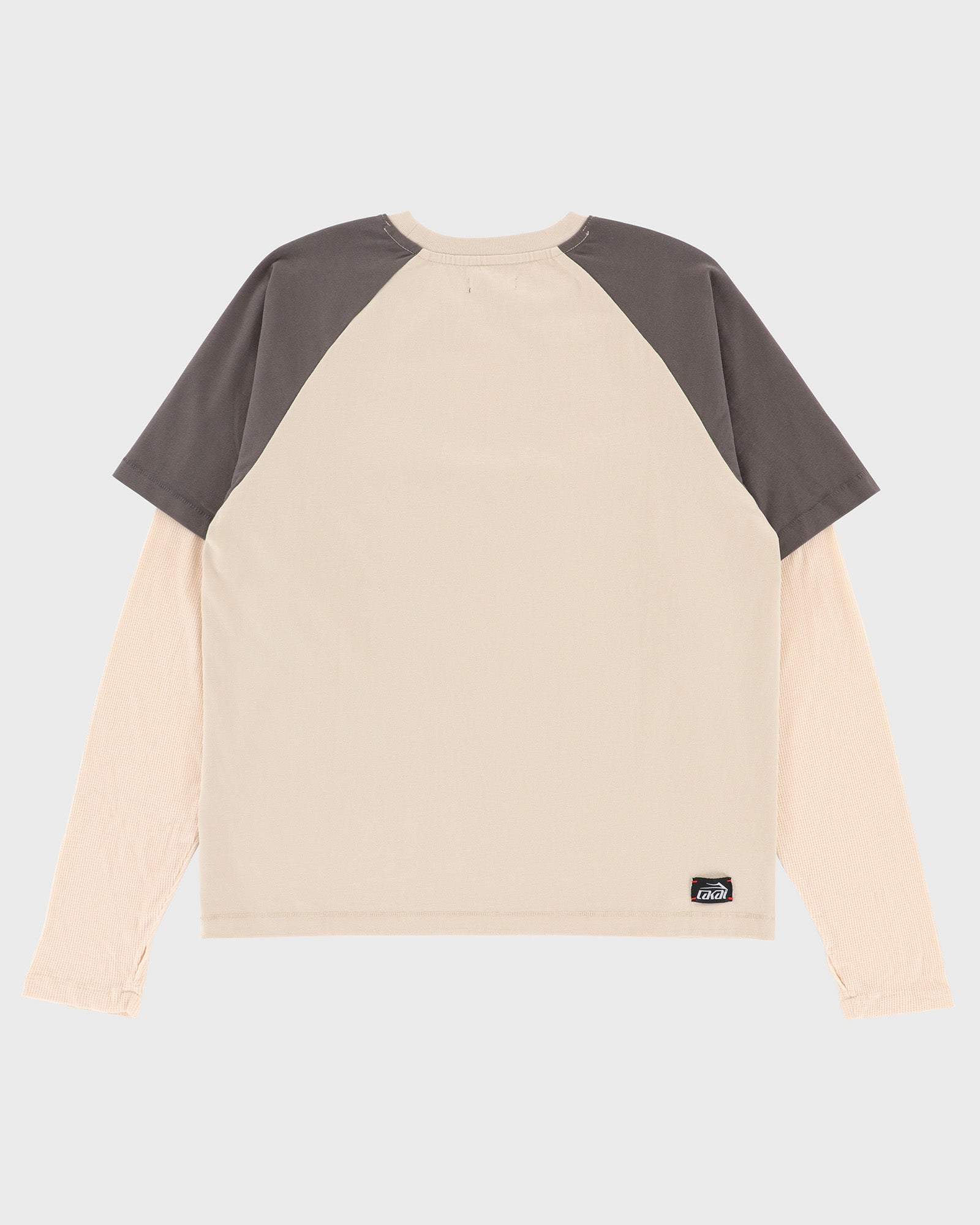 lakai-double-layer-raglan-manches-longues-brown image 2