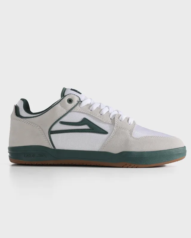 lakai-telford-low-elite-white-suede-cordura-spruce-chaussures-de-skate image 1