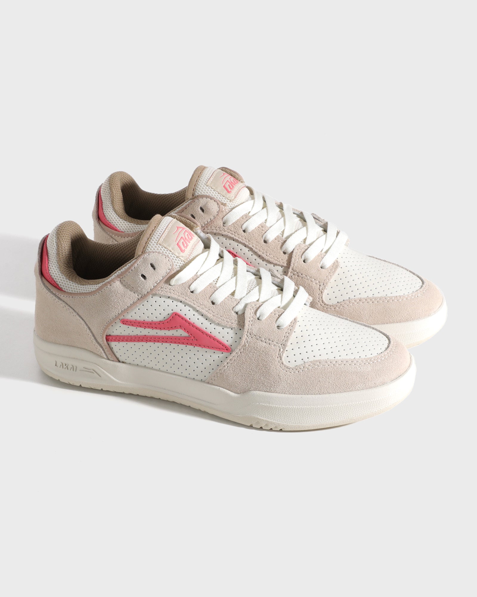 lakai-telford-low-chaussures-skate-fog-suede-strawberry image 2