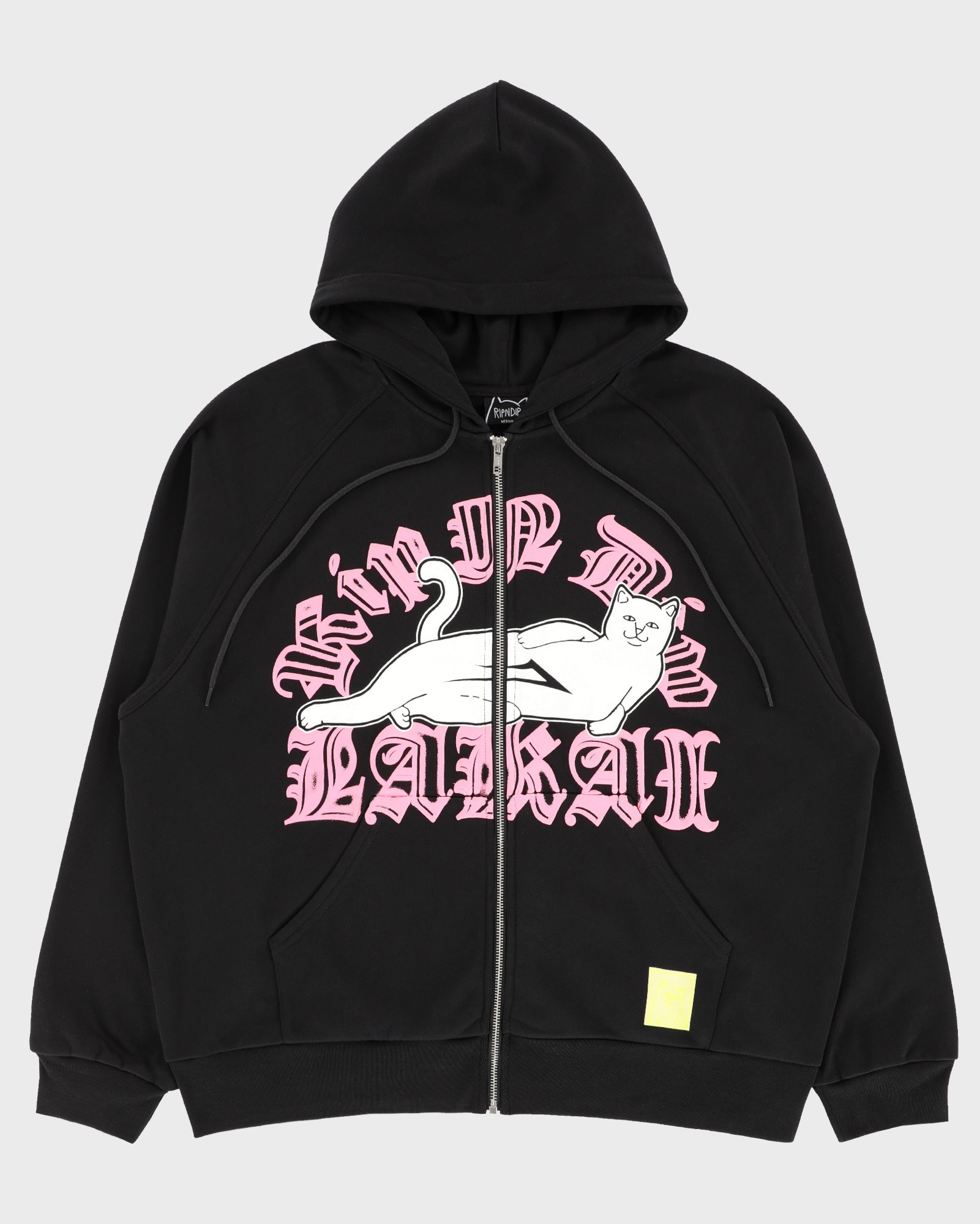 lakai-x-ripndip-zipper-hoodie-sweat-capuche-zipp-noir image 1