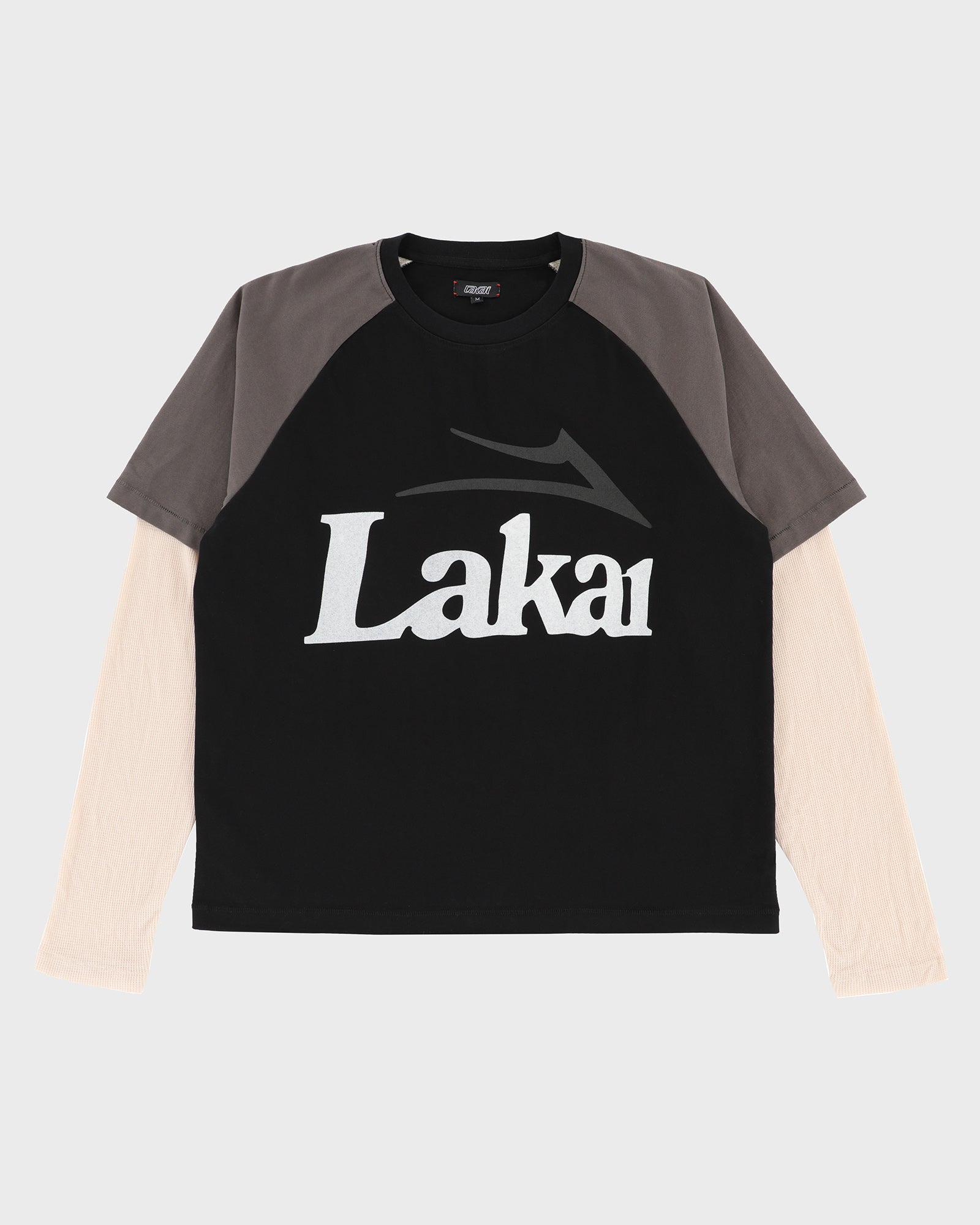 lakai-double-layer-raglan-longsleeve-noir image 1
