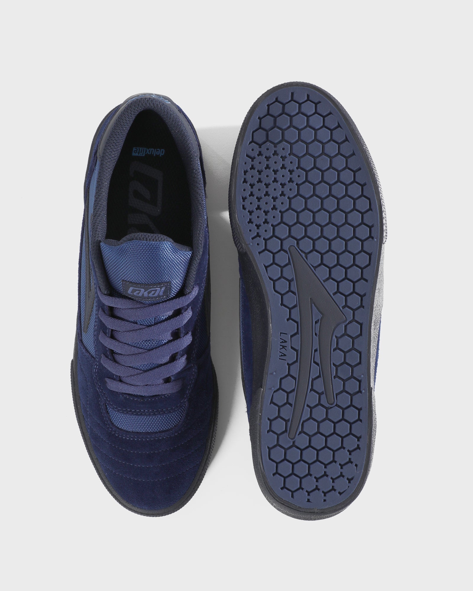lakai-cambridge-chaussure-skate-estate-blue-suede-monochrome image 3