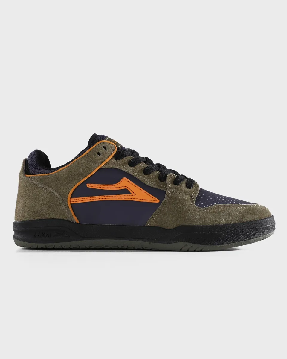 lakai-telford-low-chaussure-skate-ivy-graystone-orange image 1
