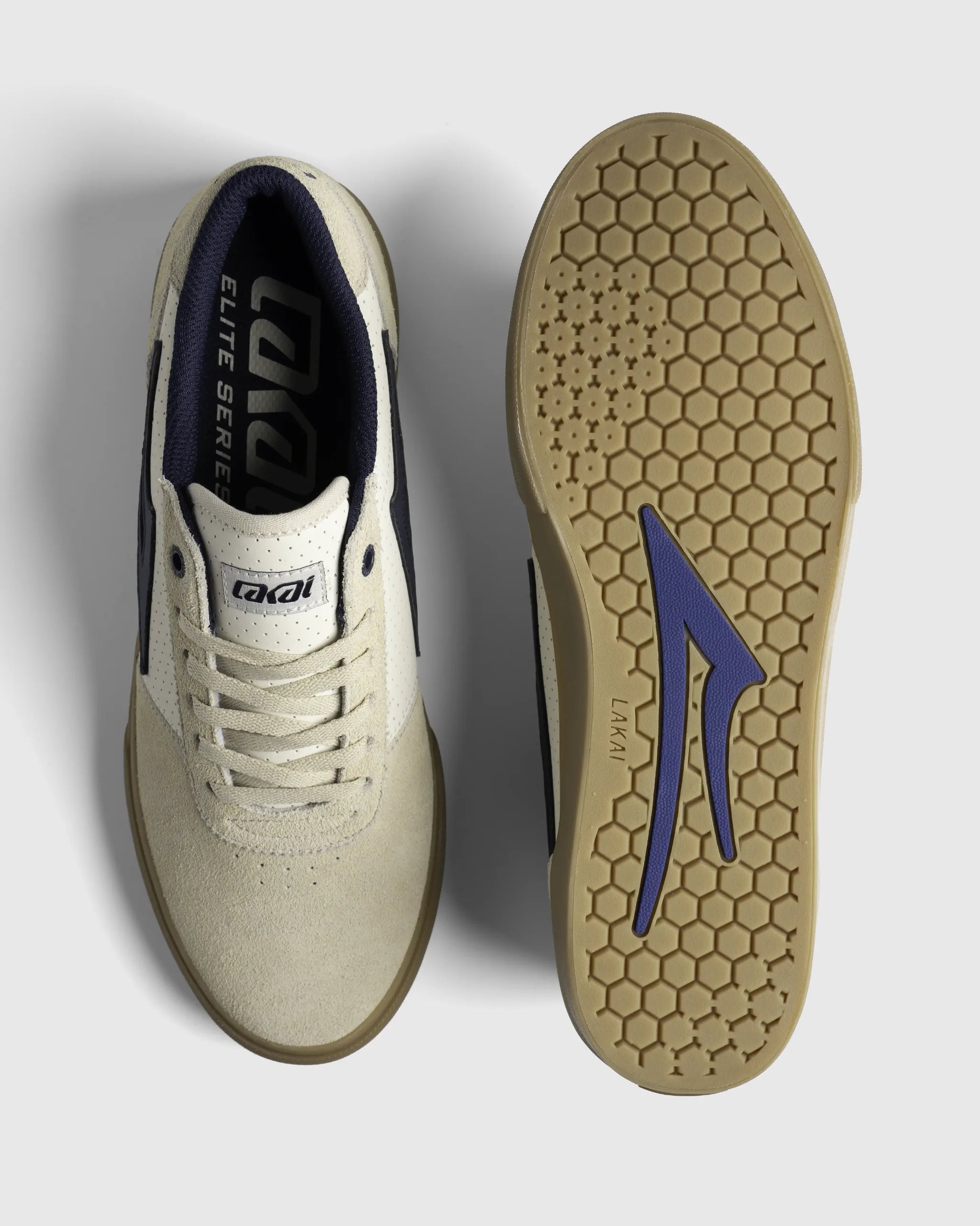 lakai-manchester-elite-chaussures-de-skate-whisper-white-suede-navy image 3