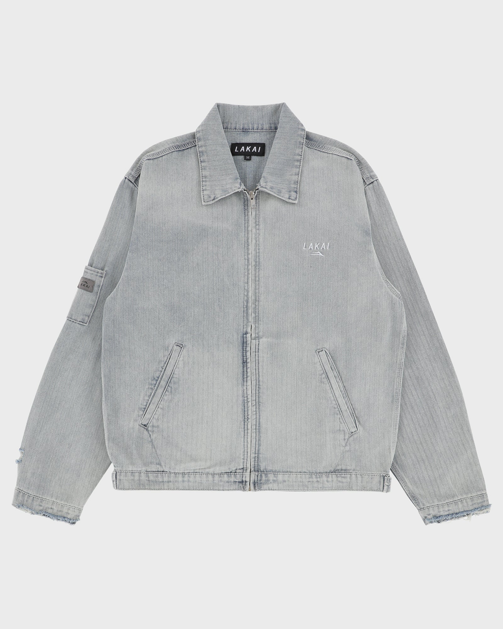 lakai-lightweight-work-jacket-bleue image 1