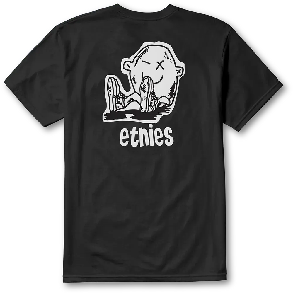 etnies-x-fos-tee-t-shirt-black-white image 3