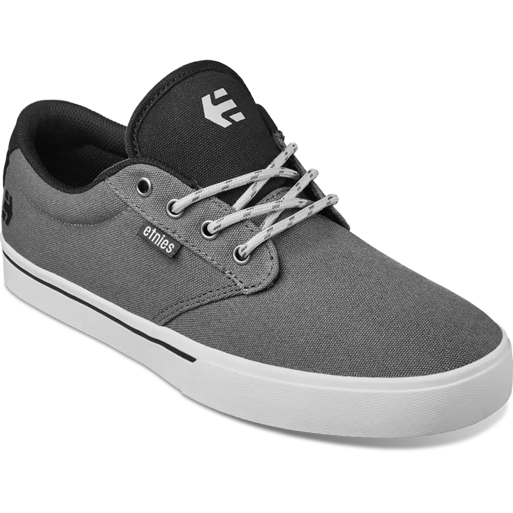 etnies-jameson-2-eco-chaussures-skate-low-top-gris-fonc-noir-rouge image 4