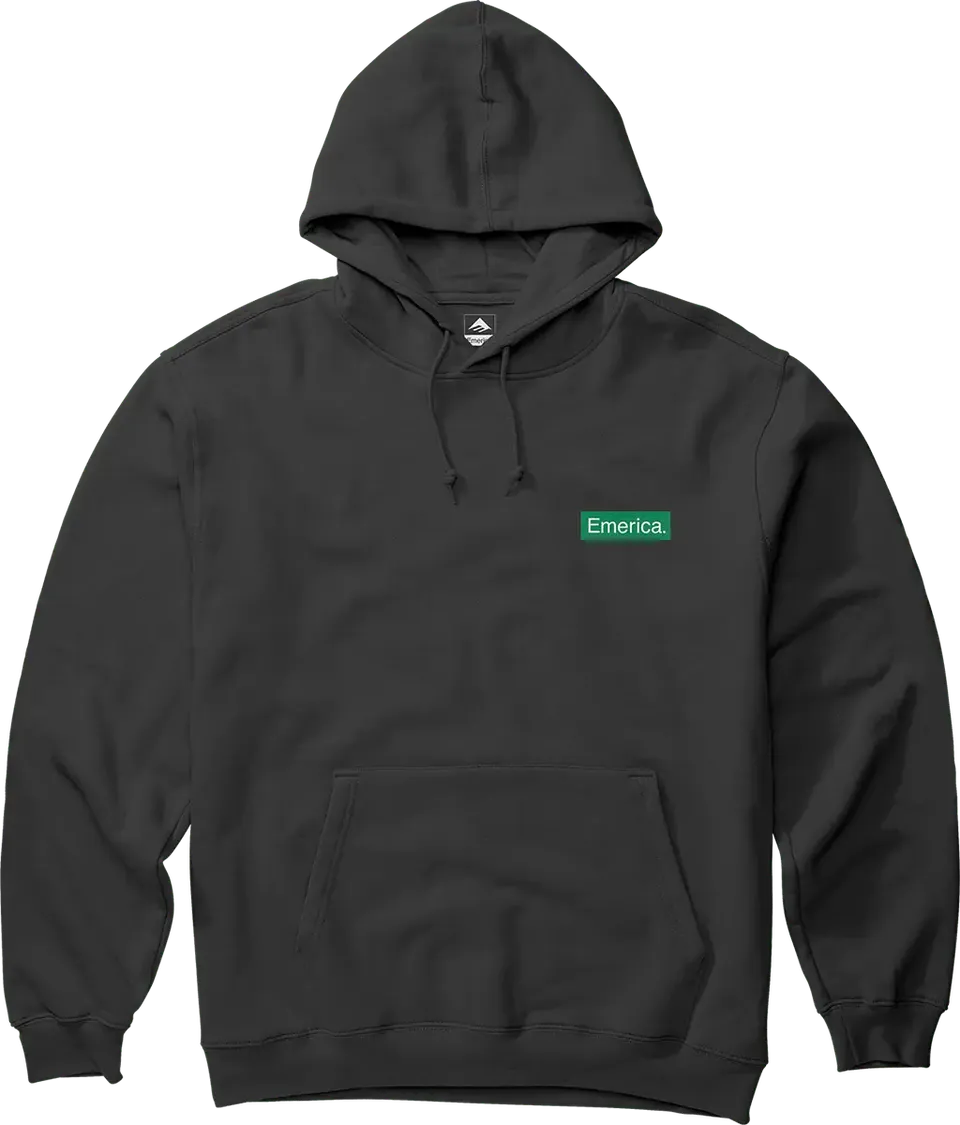 emerica-pure-triangle-sweat-capuche-noir-10-oz image 1