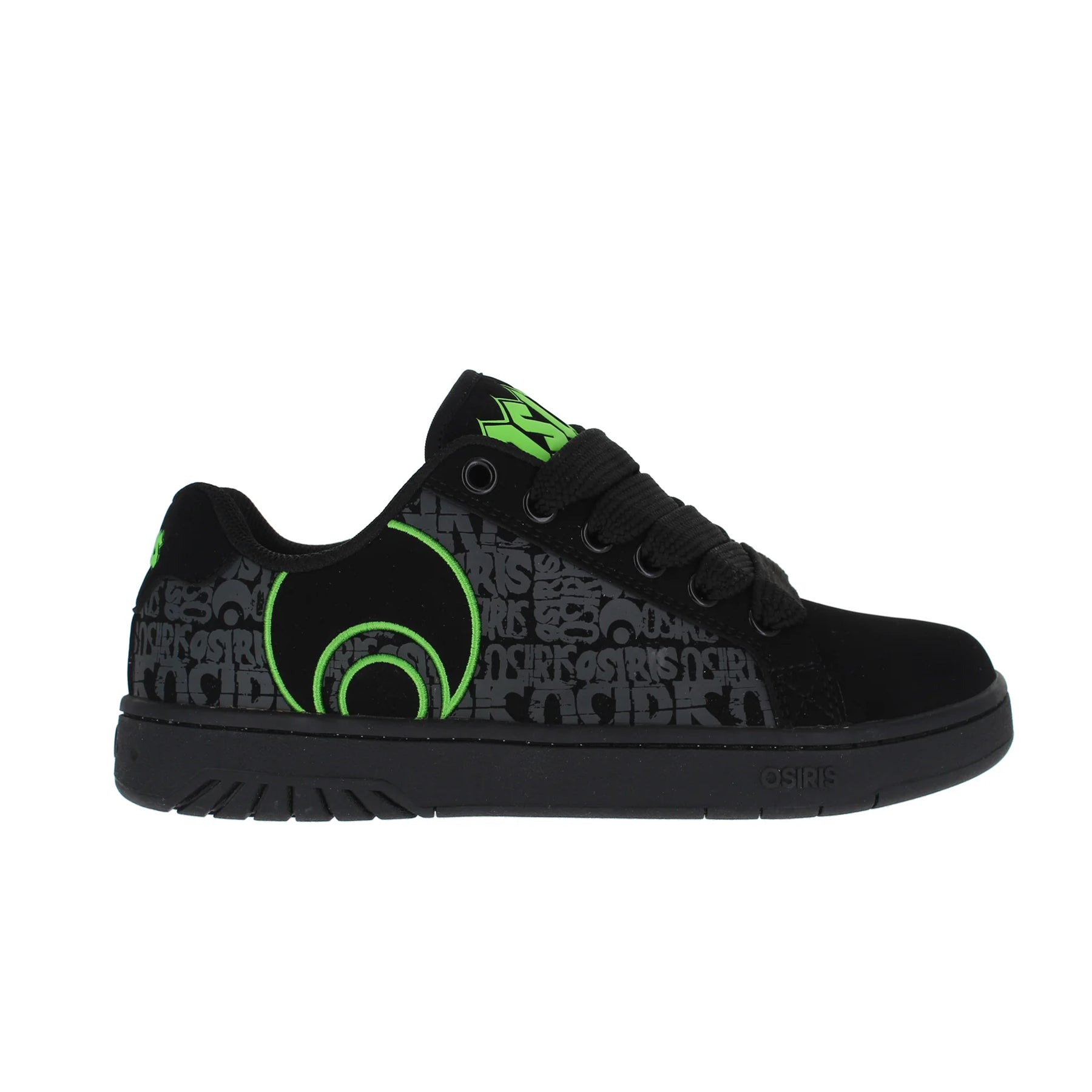 osiris-troma-alt-sneakers-skate-homme-black-black-green image 1
