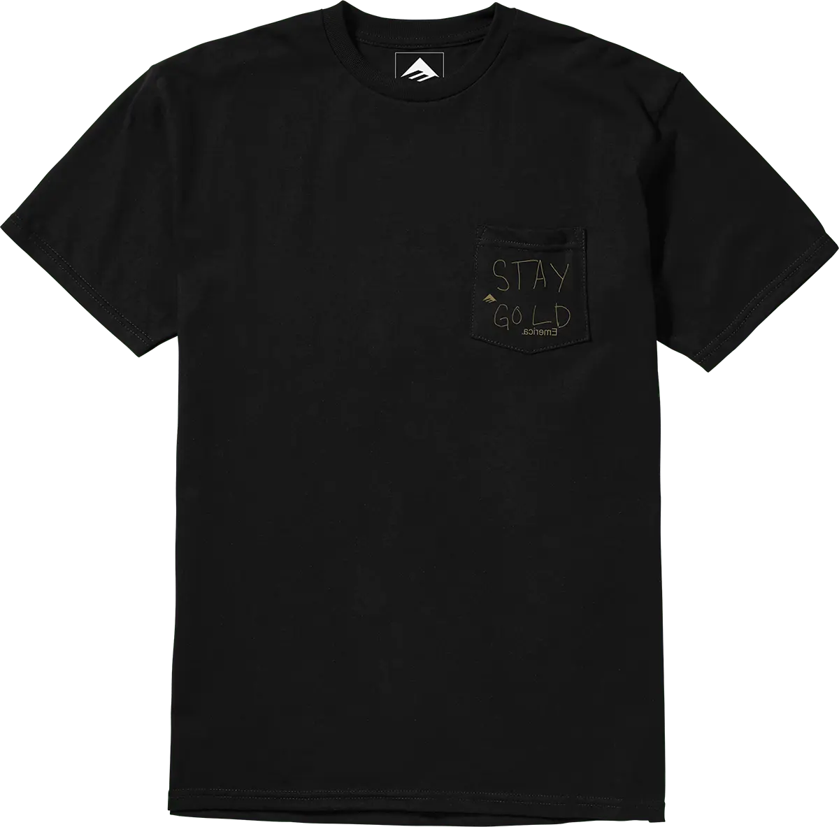 emerica-stay-gold-pocket-tee-t-shirt-skate-noir image 1