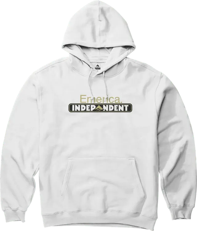emerica-x-independent-bar-pullover-hoodie-blanc image 1