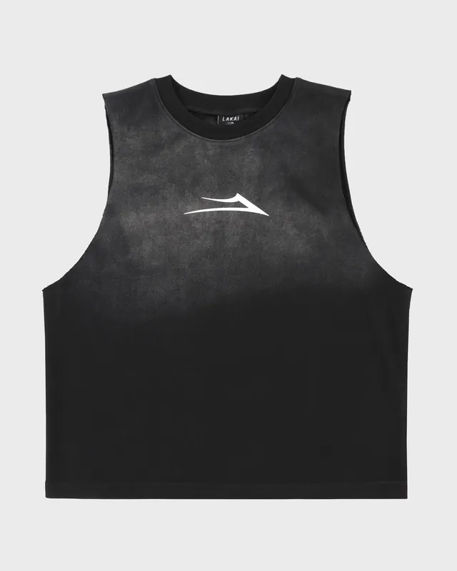 lakai-flare-cutoff-tank-shirt-d-bardeur-noir-vintage image 1