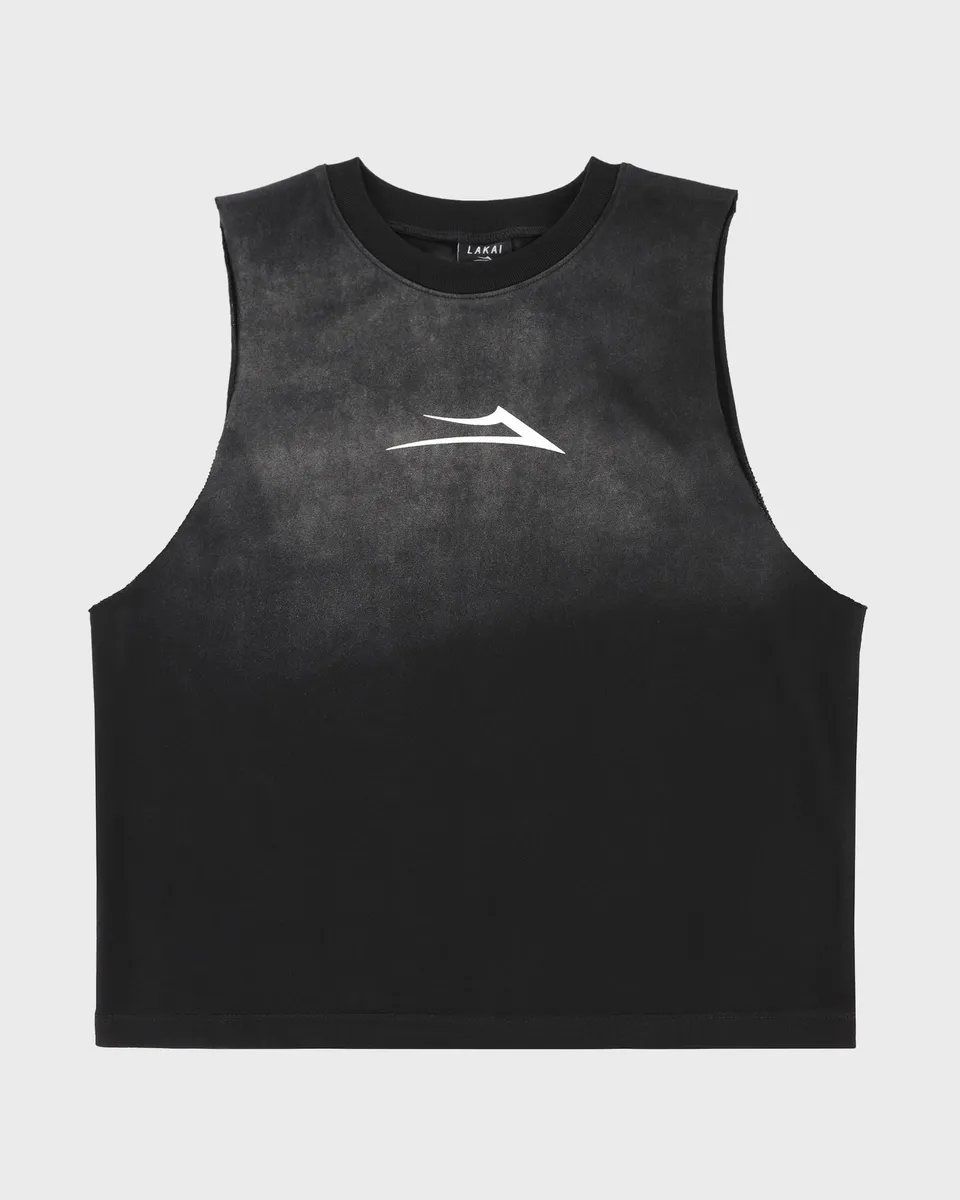 lakai-flare-cutoff-tank-shirt-d-bardeur-noir-vintage image 1