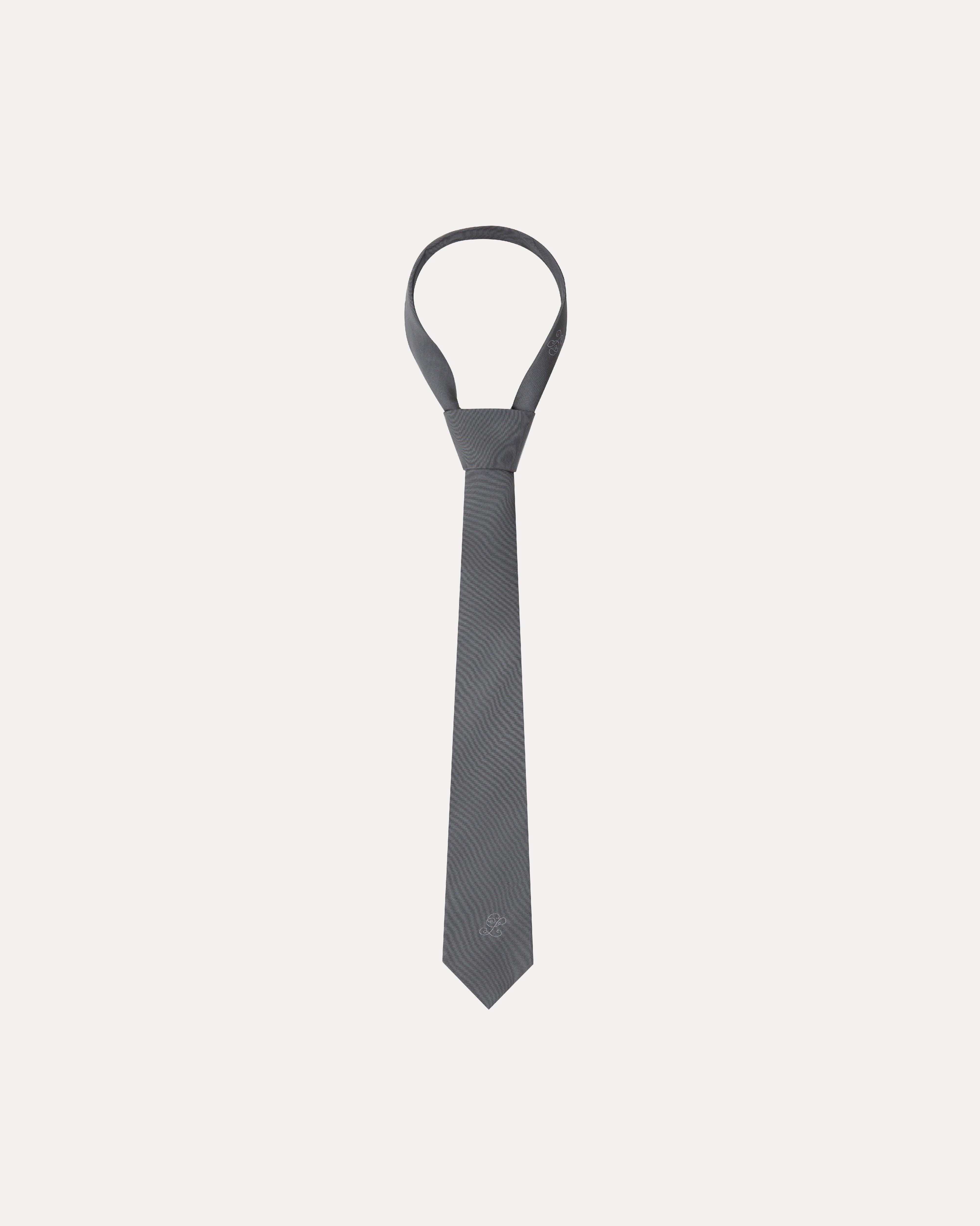 lakai-jacquard-necktie-cravate-cool-grey image 1