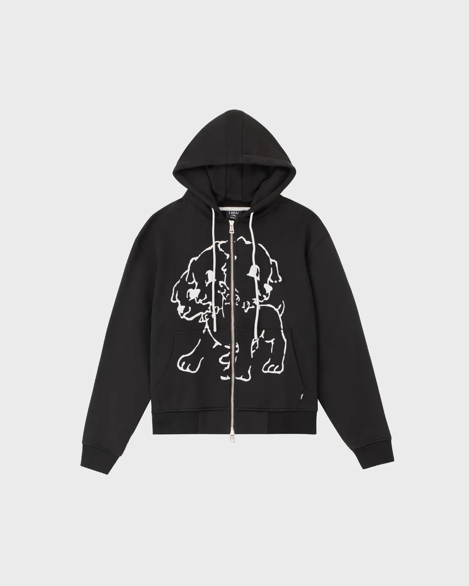 lakai-cerberus-sweat-capuche-zipp-noir image 1