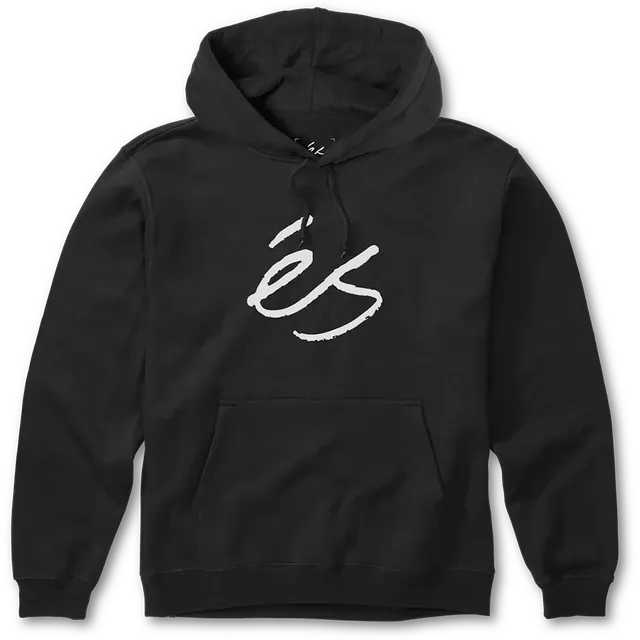 s-script-fleece-sweat-capuche-black-white image 1