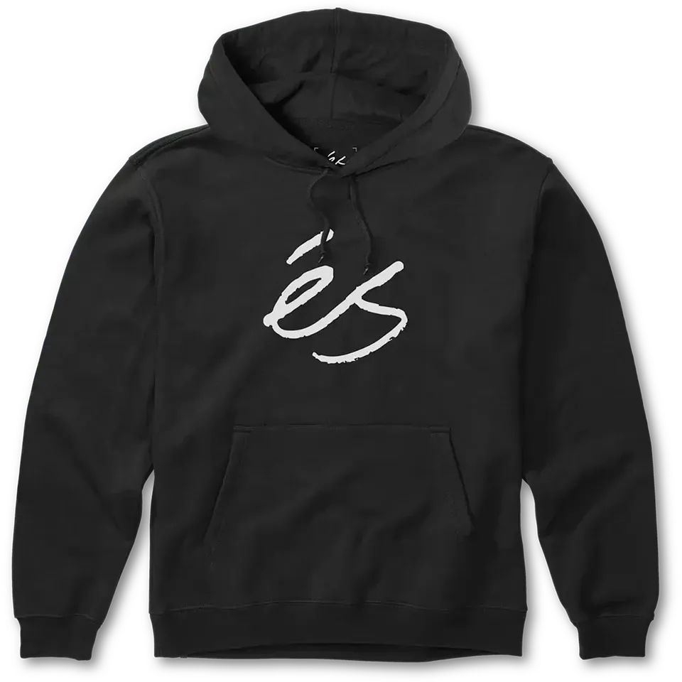 s-script-fleece-sweat-capuche-black-white image 1