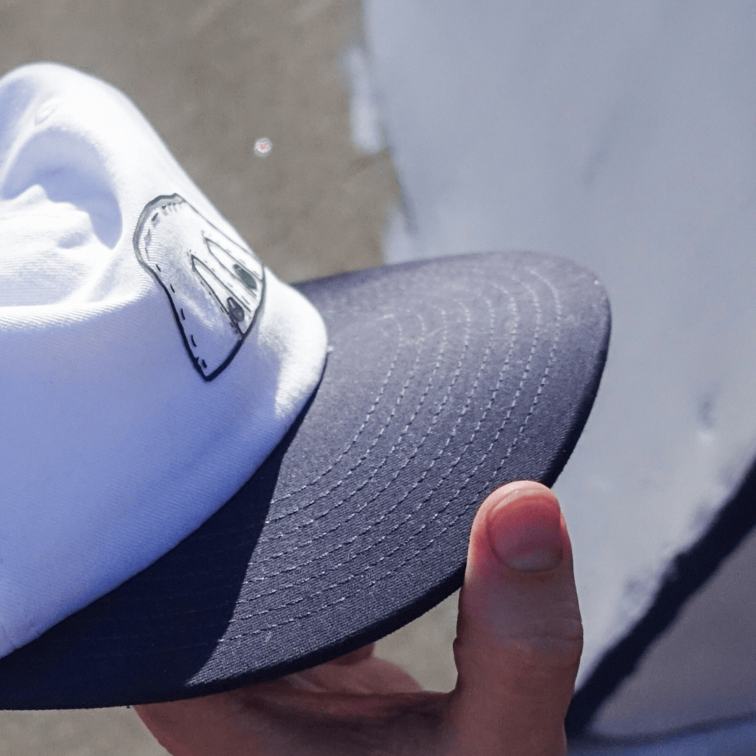 etnies-x-fos-snapback-casquette-white-navy image 4