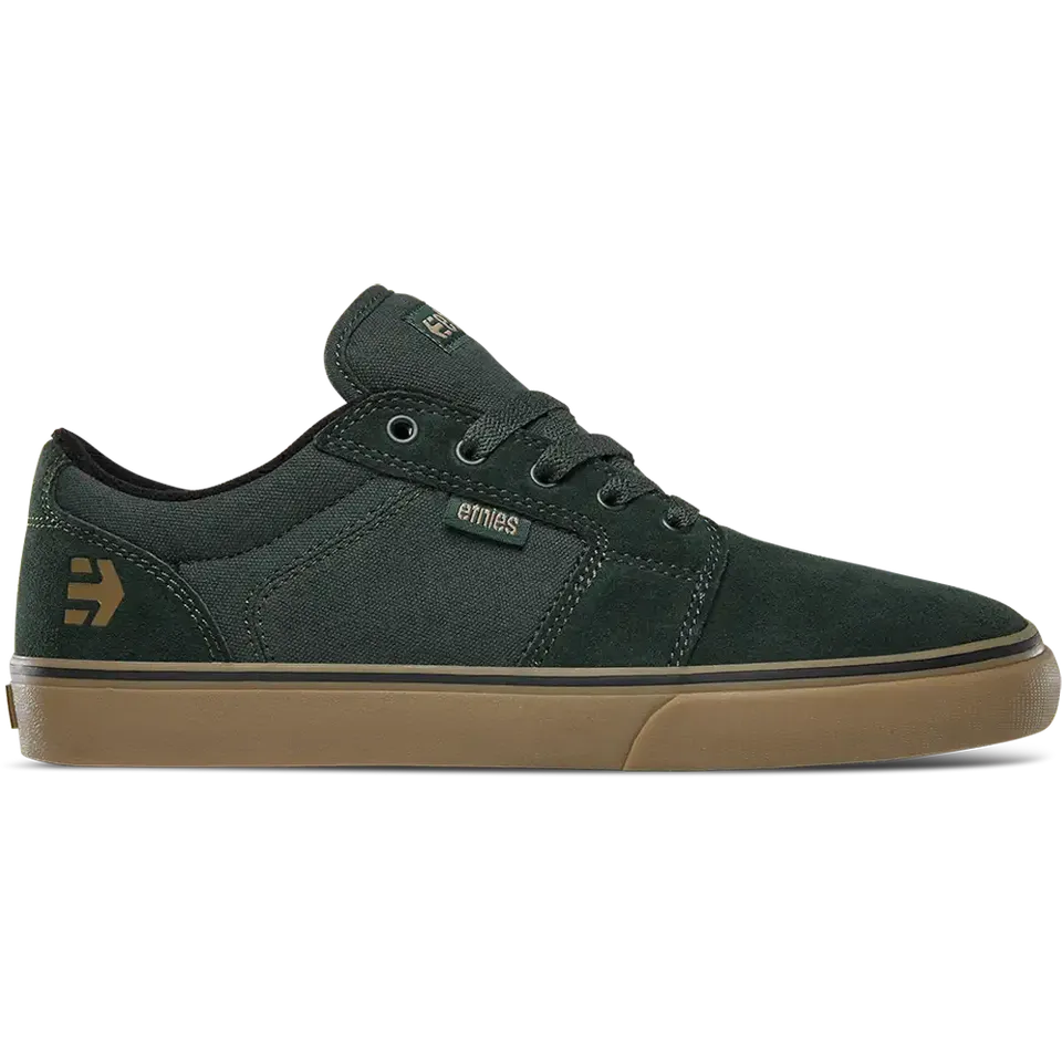 etnies-barge-ls-chaussures-skate-green-gum image 1