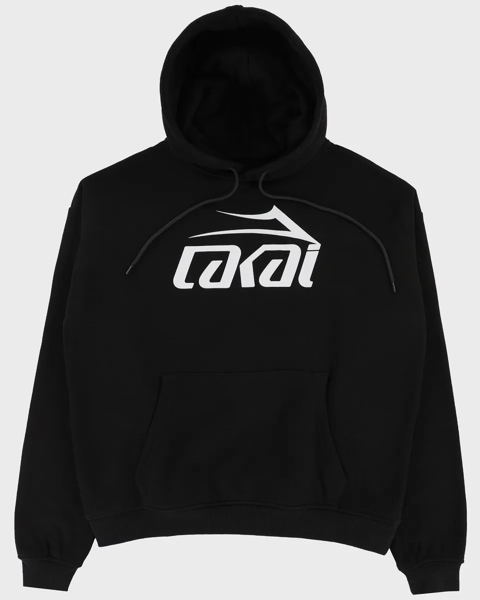 lakai-logo-sweat-capuche-pullover-noir image 1