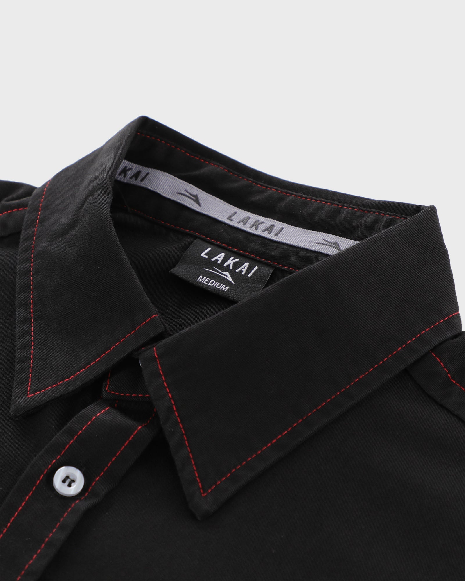 lakai-heavyweight-chemise-boutonn-e-noir image 5